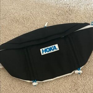 Hoka Black and Blue Waist Pack